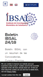 Mobile Screenshot of ibsal.es