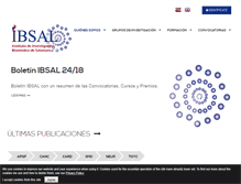 Tablet Screenshot of ibsal.es